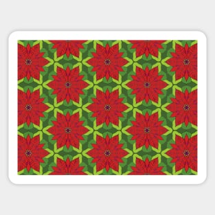 Poinsettia Sticker